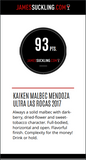 93 puntos James Suckling Kaikén Ultra Malbec Mendoza